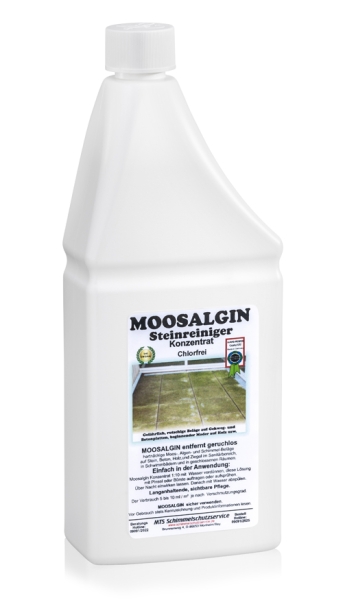 Moosalgin stone cleaner chlorine free bottle